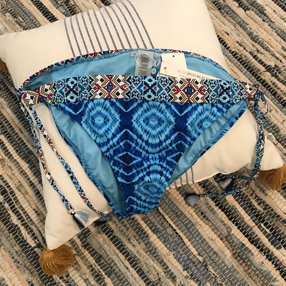 Bleu Rod Beattie tie dye bikini bottoms, size 12 - Picture 13 of 13